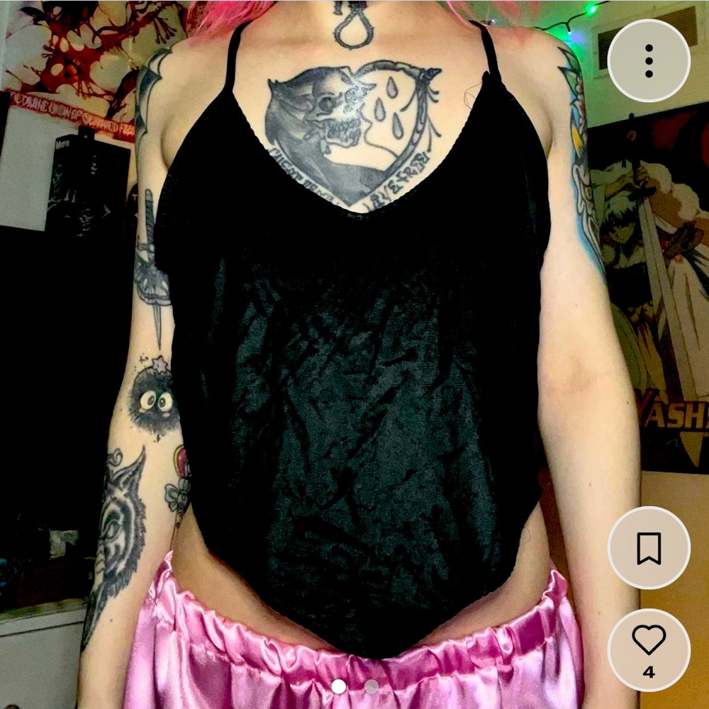 satin slip shirt